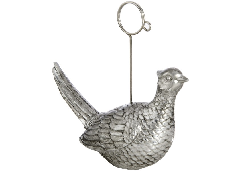 Silver Pheasant Card Holder