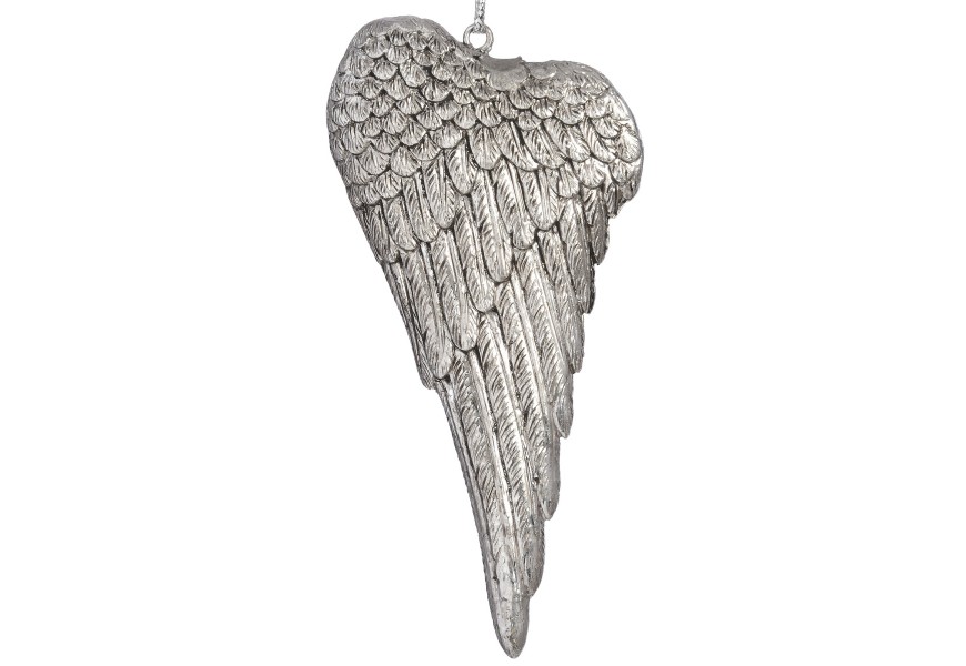 Silver Wing Hanging Ornament
