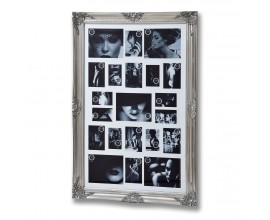Luxusní antický stříbrný rám na několik fotografii