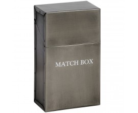 Antique Pewter Match Box