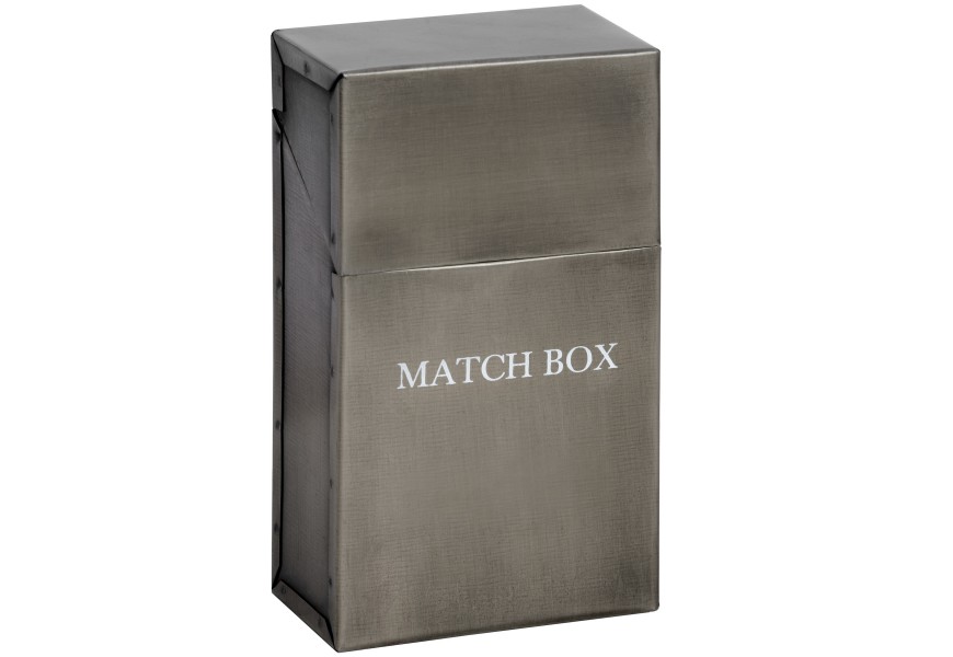 Antique Pewter Match Box