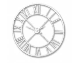 Antique White Roman Numeral Wall Clock