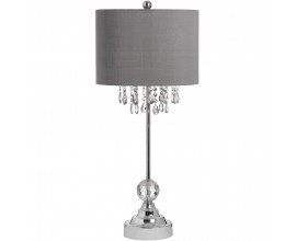 Luxusní skleněná lampa Naples 78cm chromová