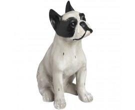 French Bull Dog Sitting Statue