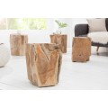 Designový stylový stolek 45cm dřevo (1ks)