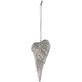 Silver Wing Hanging Ornament