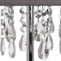 Luxusn&iacute; skleněn&aacute; lampa Naples 78cm chromov&aacute;