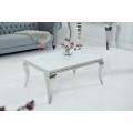 Luxusní konferenční stolek Modern Barock 100cm bílý