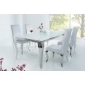Luxusní jídelní stůl Modern Barock 180 cm bílý