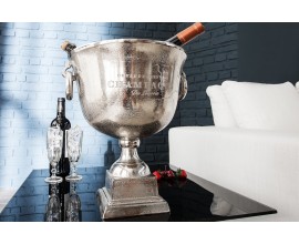 Stylová nádoba Champagne Royal 40cm stříbrná