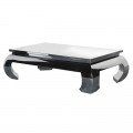Luxusní obdélníkový konferenční Art-deco stolek CROMA