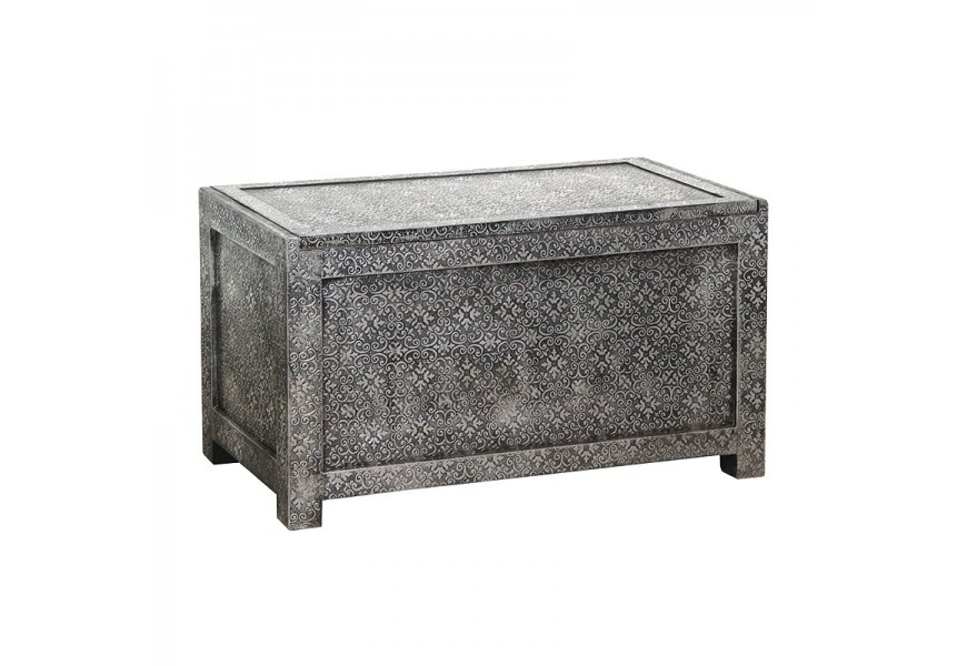 Ant.Silver Emb.Blanket Box