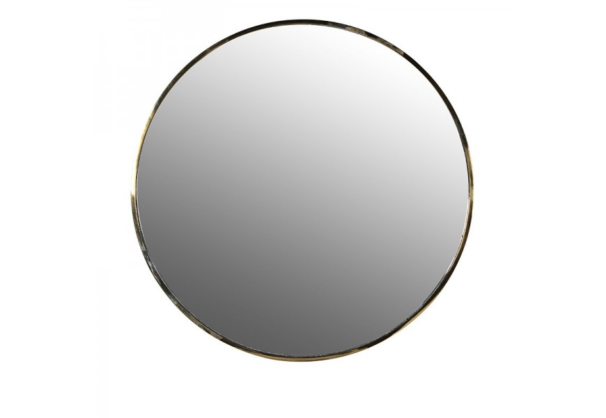 Minimalistické kulaté nástěnné zrcadlo 70cm
