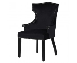 Glamour černá jídelní židle Orville