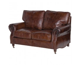 Luxusní kožená vintage sedačka Clifford 150cm z pravé kůže