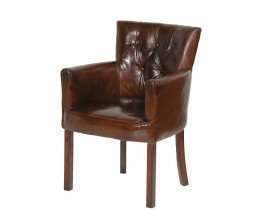 Luxusní vintage kožená židle Floyd