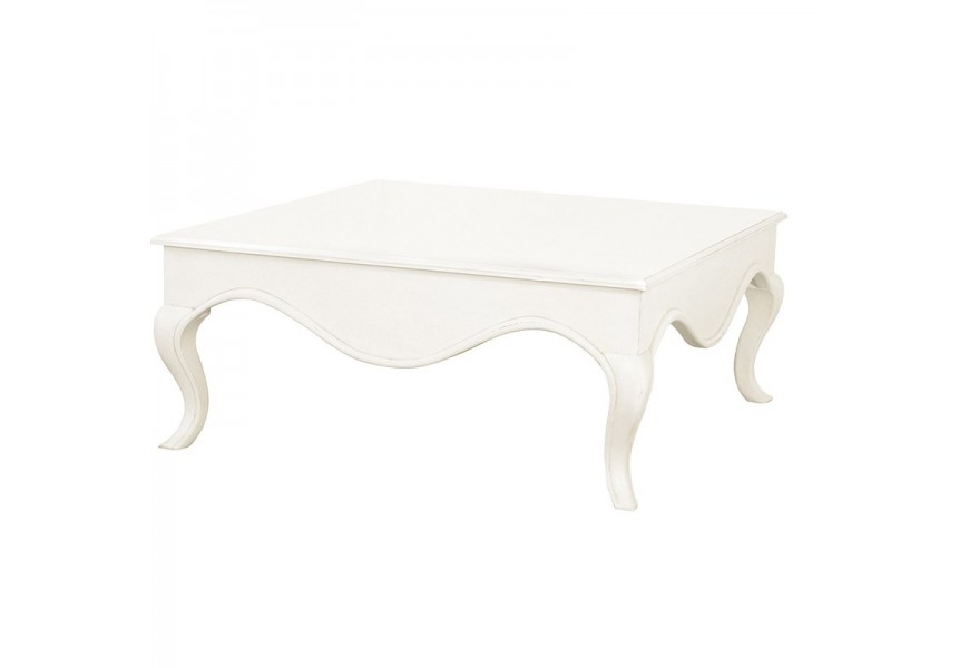 Designový čtvercový konferenční stolek Antic Blanc