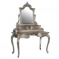 Luxusní barokní stříbrný toaletní stolek GLORIADO