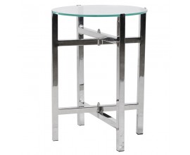Designový kulatý příruční stolek CROMA 40cm