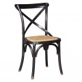 Masivní vintage židle z ohýbaného dřeva Maurice
