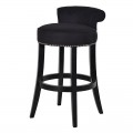Luxusní barová židle Clayton černá