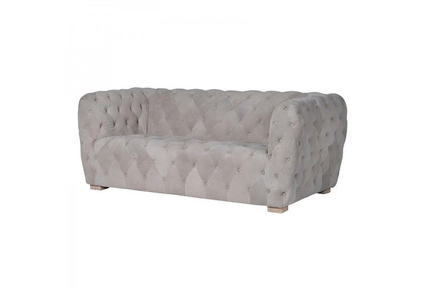 Luxusní chesterfield dvoj sedačka McKinney II 173cm z ekokůže