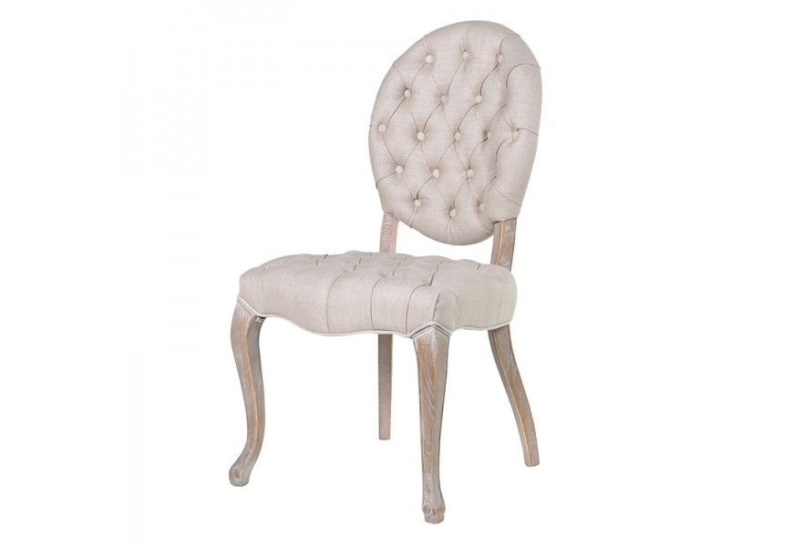 Luxusní židle Hayward v barokním stylu s chesterfield prošíváním 100cm