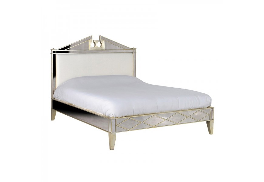 Luxusní zrcadlová postel Granada Old King-size