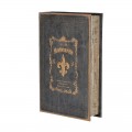 Černá dekorační kniha Antique 24x16cm