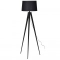 Designová černá stojací lampa Matte v moderním matném provedení
