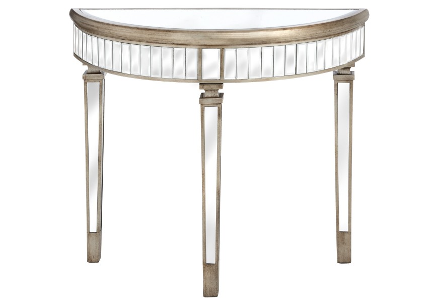Luxusní zrcadlový konzolový stolek BELFRY
