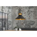 Stylov&eacute; industri&aacute;ln&iacute; sv&iacute;tidlo LUZ černo / zlat&eacute;