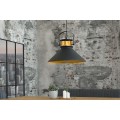 Stylov&eacute; industri&aacute;ln&iacute; sv&iacute;tidlo LUZ černo / zlat&eacute;