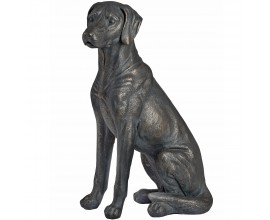 Stylová sedící socha PES 65cm