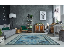 Luxusní vintage koberec Levante 240x160cm modrý