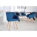 Stylová židle Scandinavia modrá