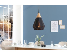 Designová závěsná lampa Scandinavia černá