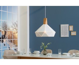 Designová závěsná lampa Scandinavia II bílá