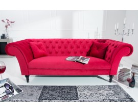 Luxusní sedačka CONTESSA 225cm červená