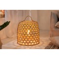 Stylová stolní lampa Bamboo koš 45cm