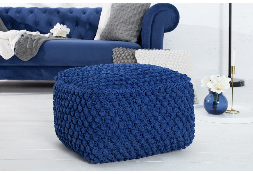 Designový Cosy Pouf 55cm modrý