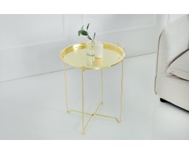 Designový příruční stolek Marrakesch zlato