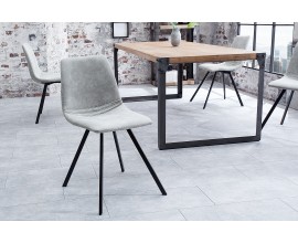 Designová židle Amsterdam Retro šedá