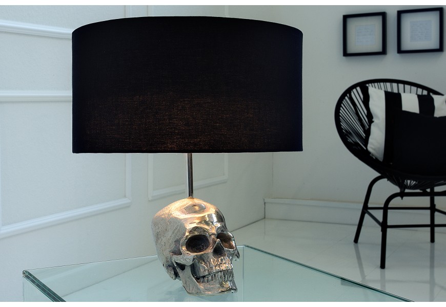 Luxusní stolní lampa Lebka