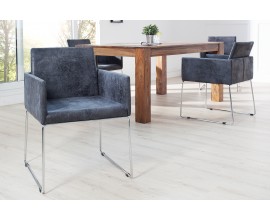 Elegantní moderní židle Bari šedá II