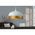 Designová závěsná lampa Modern Chic II bílo-zlatá