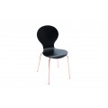Moderní židle Form černá / měď