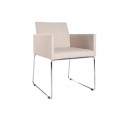 Elegantní designová židle Bari béžová