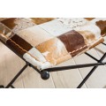 Luxusní kožená lavice RODEO 90cm