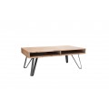 Stylový retro konferenční stolek Leeds 110cm